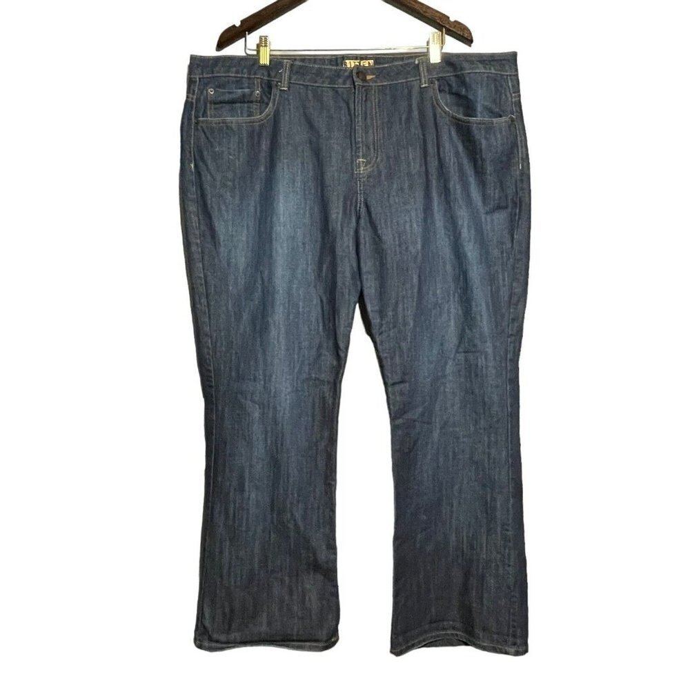 Bitten Sarah Jessica Parker Bootcut Jeans Women Plus Size 22S Short Cowgirl Boho